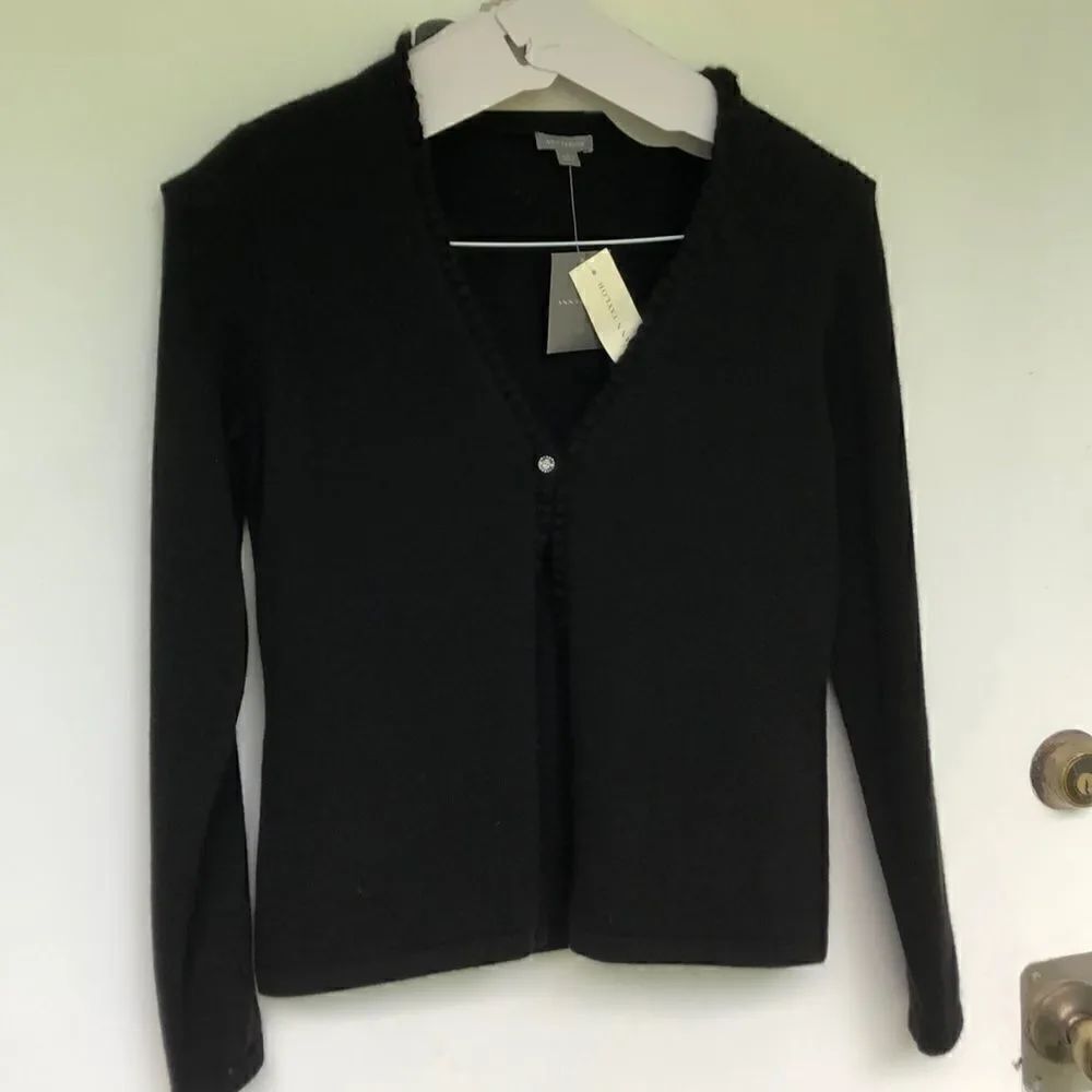 Ann Taylor cashmere  one button cardigan